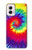 S2884 Tie Dye Swirl couleur Etui Coque Housse pour Motorola Moto G Power 5G (2024)