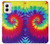 S2884 Tie Dye Swirl couleur Etui Coque Housse pour Motorola Moto G Power 5G (2024)