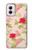S3037 Jolie Flora Rose Cottage Etui Coque Housse pour Motorola Moto G Power 5G (2024)