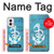 S3053 Marin Blue Anchor Etui Coque Housse pour Motorola Moto G Power 5G (2024)