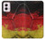 S3303 Allemagne Drapeau graphique Football Millésime Etui Coque Housse pour Motorola Moto G Power 5G (2024)