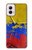 S3306 Colombie Drapeau de football graphique Millésime Etui Coque Housse pour Motorola Moto G Power 5G (2024)