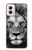 S3372 Lion Visage Etui Coque Housse pour Motorola Moto G Power 5G (2024)
