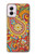 S3402 Floral Paisley Seamless Etui Coque Housse pour Motorola Moto G Power 5G (2024)
