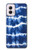 S3671 Tie Dye bleu Etui Coque Housse pour Motorola Moto G Power 5G (2024)