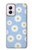 S3681 Motif de fleurs de marguerite Etui Coque Housse pour Motorola Moto G Power 5G (2024)