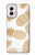S3718 Ananas sans soudure Etui Coque Housse pour Motorola Moto G Power 5G (2024)