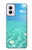 S3720 Summer Ocean Beach Etui Coque Housse pour Motorola Moto G Power 5G (2024)
