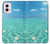 S3720 Summer Ocean Beach Etui Coque Housse pour Motorola Moto G Power 5G (2024)
