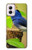 S3839 Oiseau bleu du bonheur Oiseau bleu Etui Coque Housse pour Motorola Moto G Power 5G (2024)