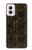 S3869 Hiéroglyphe égyptien antique Etui Coque Housse pour Motorola Moto G Power 5G (2024)