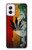 S3890 Drapeau Rasta Reggae Fumée Etui Coque Housse pour Motorola Moto G Power 5G (2024)