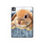 S0242 Lapin mignon Etui Coque Housse pour iPad Pro 11 (2024,2025)