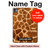 S0422 girafe Peau Etui Coque Housse pour iPad Pro 11 (2024)