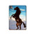 S0934 Sauvage Black Horse Etui Coque Housse pour iPad Pro 11 (2024,2025)