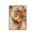 S1045 Leonardo da Vinci Femme Head Etui Coque Housse pour iPad Pro 11 (2024,2025)