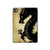 S1482 Peinture Noir dragon Etui Coque Housse pour iPad Pro 11 (2024,2025)