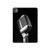S1672 Rétro Musique Jazz Microphone Etui Coque Housse pour iPad Pro 11 (2024,2025)