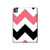 S1849 Rose Noir Chevron Zigzag Etui Coque Housse pour iPad Pro 11 (2024)