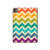 S2362 Arc en ciel coloré Shavron Zig zag Etui Coque Housse pour iPad Pro 11 (2024,2025)