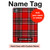 S2374 Motif Tartan Rouge Etui Coque Housse pour iPad Pro 11 (2024,2025)