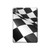 S2408 Vainqueur Drapeau checkered Etui Coque Housse pour iPad Pro 11 (2024,2025)