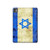S2614 Israël Vieux Drapeau Etui Coque Housse pour iPad Pro 11 (2024,2025)
