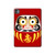 S3045 Japon Bonne chance Daruma Poupée Etui Coque Housse pour iPad Pro 11 (2024,2025)