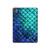 S3047 Vert Sirène écailles de poisson Etui Coque Housse pour iPad Pro 11 (2024)