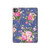 S3265 Motif Fleur millésimé Etui Coque Housse pour iPad Pro 11 (2024,2025)