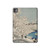 S3350 Utagawa Hiroshige Tambour Pont Yuhi Hill à Meguro Etui Coque Housse pour iPad Pro 11 (2024,2025)
