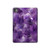 S3713 Graphique violet améthyste à quartz imprimé Etui Coque Housse pour iPad Pro 11 (2024)