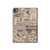 S3819 Papier Vintage rétro Etui Coque Housse pour iPad Pro 11 (2024,2025)