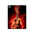 S0415 Graver guitare feu Etui Coque Housse pour iPad Pro 13 (2024,2025), Air 13 2026