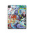 S0588 mur de graffiti Etui Coque Housse pour iPad Pro 13 (2024,2025)