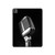 S1672 Rétro Musique Jazz Microphone Etui Coque Housse pour iPad Pro 13 (2024,2025)