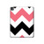 S1849 Rose Noir Chevron Zigzag Etui Coque Housse pour iPad Pro 13 (2024,2025), Air 13 2026