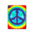 S1870 Tie Dye Paix Etui Coque Housse pour iPad Pro 13 (2024,2025)