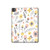 S2354 Motif pastel Fleurs Etui Coque Housse pour iPad Pro 13 (2024,2025)