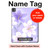 S2361 Fleurs blanches Violet Etui Coque Housse pour iPad Pro 13 (2024,2025), Air 13 2026