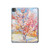 S2450 Van Gogh Fleur de Pêcher Etui Coque Housse pour iPad Pro 13 (2024,2025)