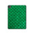 S2704 Vert poisson échelle motif graphique Etui Coque Housse pour iPad Pro 13 (2024,2025)