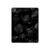 S3153 Noir Roses Etui Coque Housse pour iPad Pro 13 (2024,2025), Air 13 2026