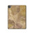 S3240 Pierre en marbre jaune Etui Coque Housse pour iPad Pro 13 (2024,2025), Air 13 2026