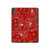 S3354 Rouge classique Bandana Etui Coque Housse pour iPad Pro 13 (2024,2025)