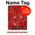 S3354 Rouge classique Bandana Etui Coque Housse pour iPad Pro 13 (2024,2025), Air 13 2026