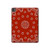 S3355 Motif Bandana Rouge Etui Coque Housse pour iPad Pro 13 (2024,2025), Air 13 2026