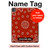 S3355 Motif Bandana Rouge Etui Coque Housse pour iPad Pro 13 (2024,2025), Air 13 2026