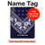 S3357 Marine Bleu Bandana Motif Etui Coque Housse pour iPad Pro 13 (2024,2025), Air 13 2026