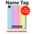 S3849 Couleurs verticales colorées Etui Coque Housse pour iPad Pro 13 (2024,2025), Air 13 2026